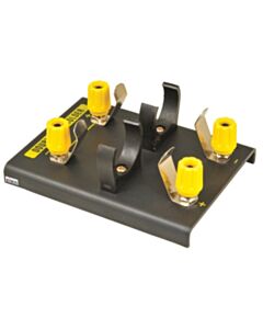 Eisco Labs D Battery Holder For 2 Batteries With 4mm Banana Plugs - Dc Power Supply Alternative