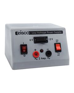 Eisco Labs Low Voltage Ac/Dc Power Pack 6v/12v - 2 A - Includes Power Supply Ml
