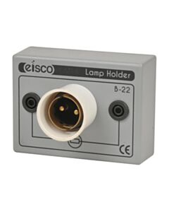 Eisco Labs Scientific Single Lamp Holder For B22 Type Bulbs mL