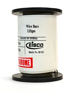 Eisco Labs Nichrome Resistance Wire, 750ft Reel, 30 Gauge Swg - 32/33 Awg - 0.0124" Dia.