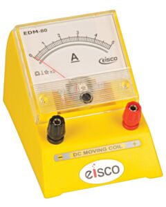 Eisco Labs Moving Coil Ammeter - 0 - 3 Amp, 0.05a Resolution