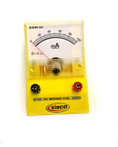 Eisco Labs Moving Coil Milliammeter - 0-100ma, 2ma Resolution