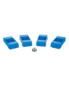 Eisco Labs Rolling Friction Halls Carriages (Cars), Includes 4 Cars With Different Wheel Types