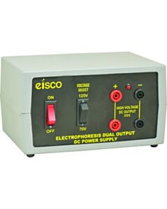 Eisco Labs Power Supply, Dual Output, 70 And 125 V Dc