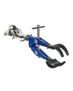 Eisco Labs 4 Prong, Vinyl Coated Clamp On Swivel Bosshead - 4.1" Max Opening