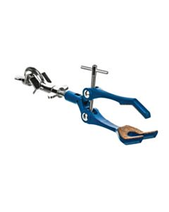 Eisco Labs 3 Finger Cork Lined Extension Clamp On Bosshead - 3.4" Max Opening