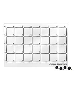 Eisco Labs Magnetic Back Board - Includes 4 Screw Mounts - For Use With Visual Science Experiment
