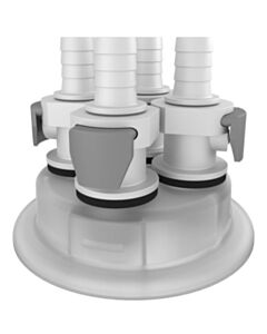 Foxx Life Sciences VersaCap® 83B 3/8" HB x4 Adapter Insert