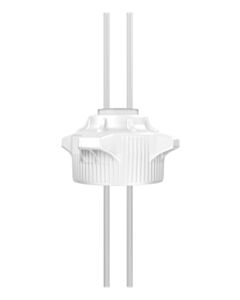 Foxx Life Sciences Open Top VersaCap® 120mm with EZBio® Silicone System, Dual 1/4" Tubes