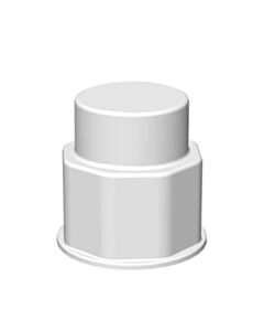Foxx Life Sciences Spigot Fitting, VersaBarb®, 1 1/8 Thread Closed Cap