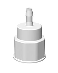 Foxx Life Sciences Spigot Fitting, VersaBarb®, 1 1/8 Thread W/ 1/4" Hose Barb