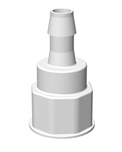 Foxx Life Sciences Spigot Fitting, VersaBarb®, 1 1/8 Thread W/ 1/2" Hose Barb