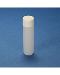 Globe Scientific Scintillation Vial, 6.5ml, Pe, With Attached White Screw Cap