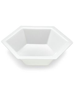 Globe Scientific Hexagonal Antistatic Weighing Dish, 50mL Vol