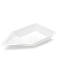 Globe Scientific Pour Boat, Anti-static, 133 x 85 x 26mm, 120ml, Square Flat Bottom