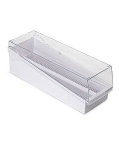 Globe Scientific Slide Draining Tray, 100-Place for up to 200 Slides, ABS, Pink