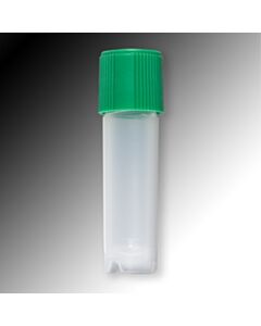 Globe Scientific Sample Tube, 2ml, External Threads, Pp, Round Bottom, Self-Standing