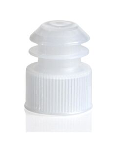 Globe Scientific Cap, Flange Plug, 17mm, Natural