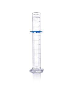 Globe Scientific 2000mL Graduated Cylinder, Globe Glass, Class B, Each, 4/Case