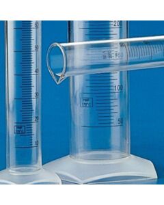 Globe Scientific Graduated Cylinder, 100ml, Pp, Squat Form, Print Grads, Class B