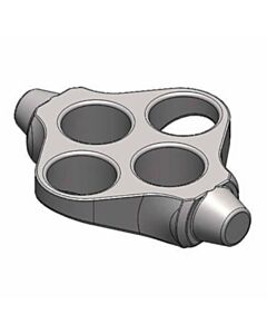 Globe Scientific 10mL, 12mL & 15mL Tube Buckets, for use with GCC-MP-SWING Rotor