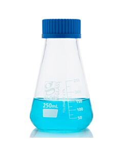 Globe Glass Erlenmeyer Flasks - Screwcap