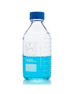 Globe Glass Media Bottles