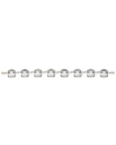 Globe Scientific 0.2ml 8-Strip Dome Caps