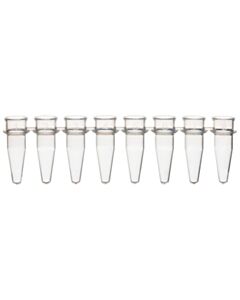 Globe Scientific 0.2ml 8-Strip Tubes, No