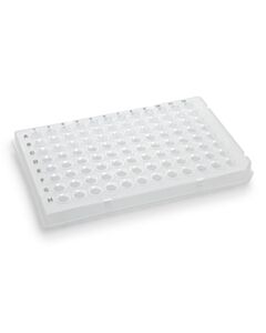 Globe Scientific 0.1mL 96-Well PCR Plate, Half Skirt