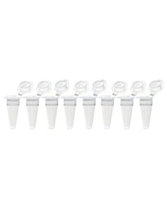 Globe Scientific QuickSnap 0.1mL 8-Strip Tubes