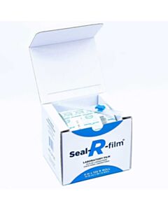 Globe Scientific Laboratory film, 4 in. x 125 ft Roll, Dispenser box W/cutter, 12 rolls/case,Seal-R-Film®