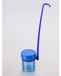 Corning® Gosselin™ Dipper, 125 mL, with Removable Handle, Blue PP with Blue Screw Cap, Sterile, 100/CS