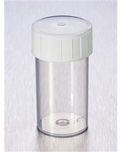 Corning® Gosselin™ Straight Container, 60 mL, PP, White Screw Cap, Assembled, 700/CS