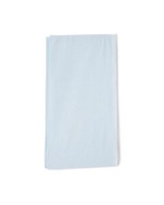Graham Medical Tissue Poly Stretcher Sheet, 40" x 90", White/Blue, 50/CS