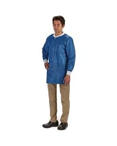 Graham Medical Labmates Jacket, 3-Pocket, X-Large, Nonwoven, Blue, 50/CS