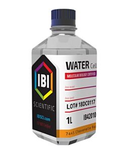 IBI Scientific Cell Culture Grade Water-1l Dbl Dist - 01 Micron Sterile