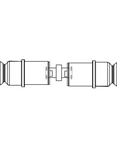 ICU Medical Double Chemolock™ Port Syringe Transfer Set, 50/CS