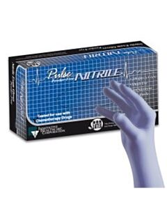 Innovative Healthcare Gloves, Exam, X-Large, Nitrile, Chemo, Non-Sterile, Pf, Textured, Thinfilm, Dark Lavender Blue, 200/Bx, 10 Bx/Cs