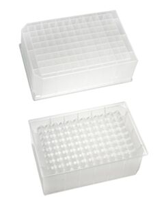 JG Finneran Porvair 96 Deep Square Well, 2ml/Well, Polypropylene, Pyramid Bottom, Dnase/Rnase Free, Inner Pack Of 5 - Pallet