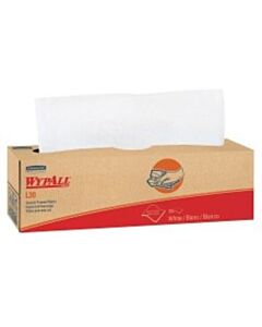 Kimberly-Clark Wypall L30 Towels, 16.4" X 9.8", Wht