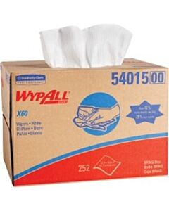 Kimberly-Clark X60 Cloth, 12.5" X 16.8", Wht
