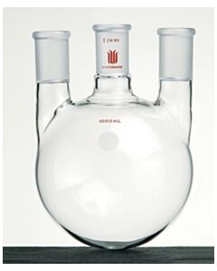 Kemtech Flask, Rnd Btm, 3 Neck, 29/42, 24/40, 3l