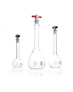 DWK KIMBLE® KIMAX® Volumetric Flask, Color Coded PTFE Stopper, 2000 mL