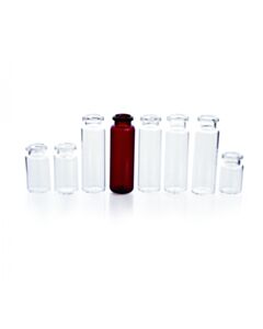 DWK MicroLiter Vial Bev Crmp 23x75mm Amb 20 mL