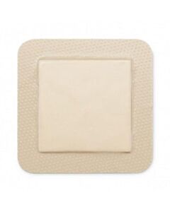 Molnlycke Foam Dressing, 3" x 3" Flexible, Self-Adherent, Absorbent, Bordered, Safetac Tech, 5/CS