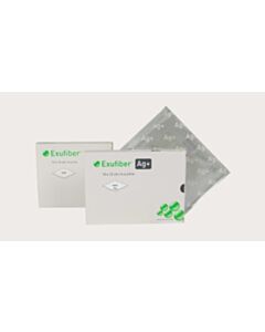 Molnlycke Exufiber® Ag+ Gelling Fiber Dressings, 2cm x 45cm (.8in x 17.7in), 20/CS (US Only)