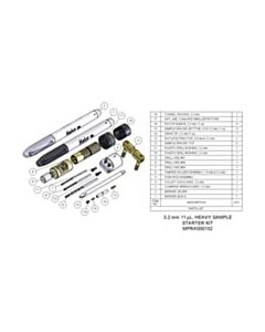 Agilent Technologies Starter Kit, 3.2 mm 11 µL heavy sample. Includes packing toolkit, 5 rotor assemblies and 6 sets of spare spacers and caps. Heavy