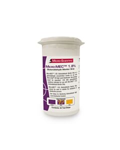 Micro Scientific Micro-MEC 1.8% Glutaraldehyde Monitor Strips, 120 strips/cs (US Only) (Item is Non-Returnable)