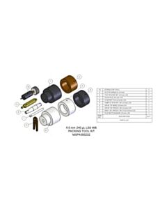Agilent Technologies Packing Tool Kit, 6.0 mm, 240 µL, liquids. Complete packing tool kit for liquids rotors.